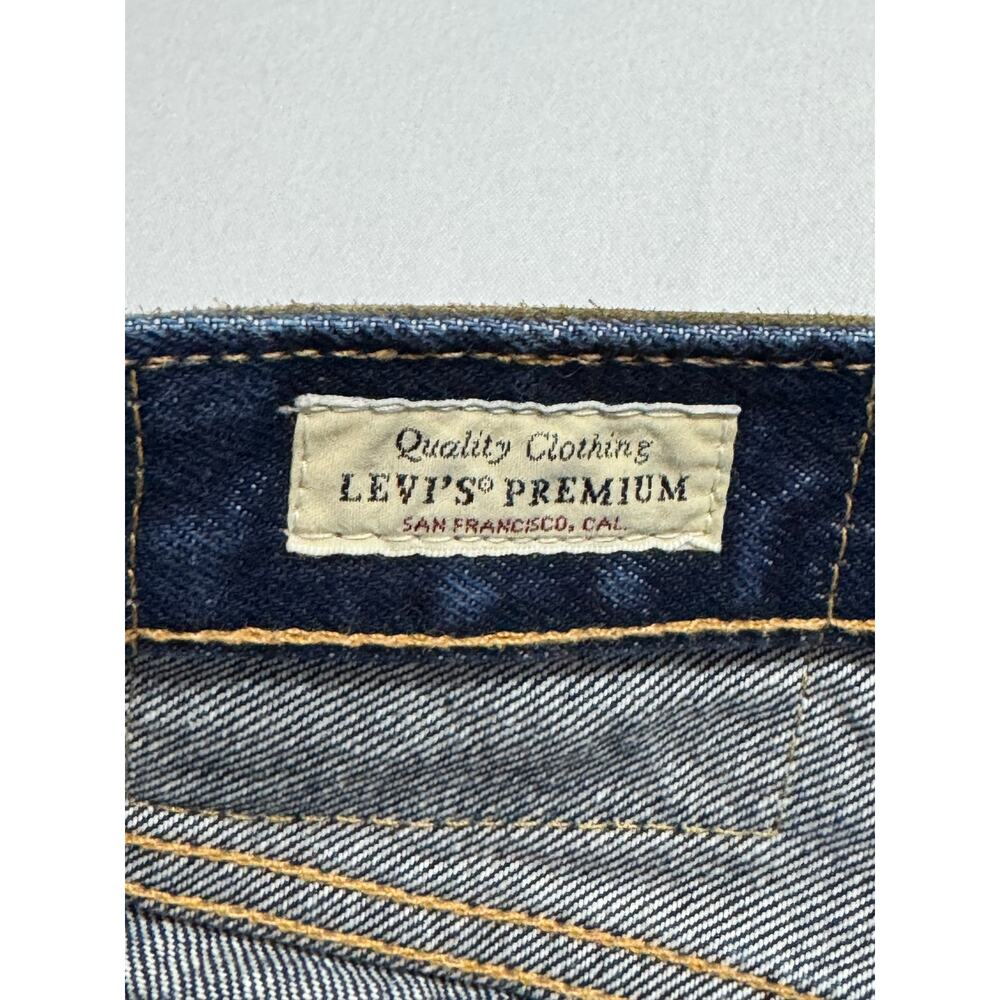 Vintage Levi's BIG E Blue Denim Jeans Button Fly Mens 33 x 34 - Picture 8 of 13